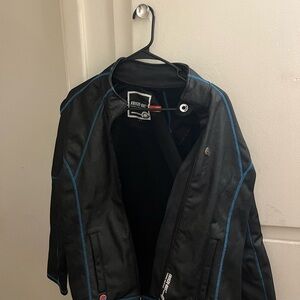 Freeze Black Jacket with Blue Highlights